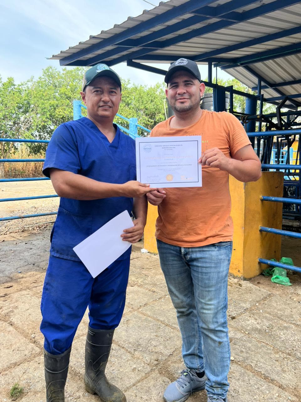 Entrega de certificado individual de capacitación